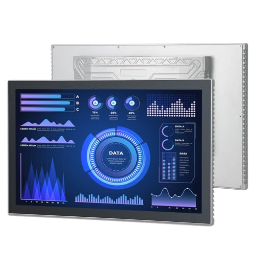 Image of 23.8 inch Touchscreen Monitor,Ratio 16:9 IPS PCAP Industrial Touch Screen Monitor with HD-MI VGA USB Port,Build-in Speakers & VESA,Touch Screen for PC,POS,Laptop,Home,RPI