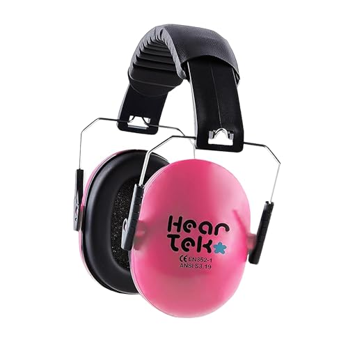 HEARTEK Lightweight Noise Cancelling Headphones | Low-Profile Ear Muffs for