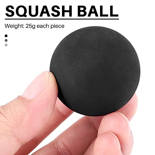 Foto von Wanjorlay 3 Stück Squash Ball, Yellow Point, Low Speed Sports, Gamer Squash Competition