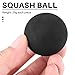 Beuiouer 3Pcs Squash Ball One-Yellow-Dot Low Speed Sports Professional Player Competition Squash, black
