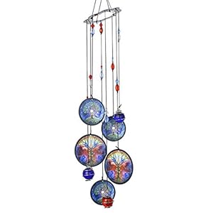YU FENG Windklokkenspel buiten decor, metalen memorial windchimes, levensboom sympathie windklokkenspel geschenken voor…