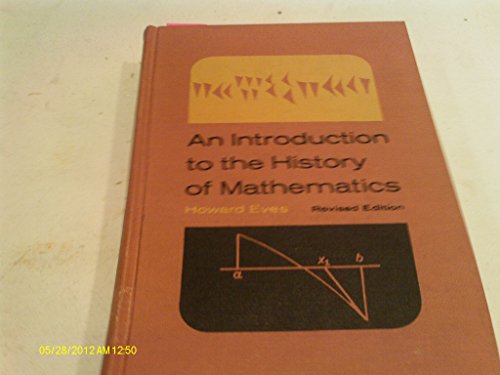 An Introduction To The History Of Mathematics. ... B0000CM7GI Book Cover