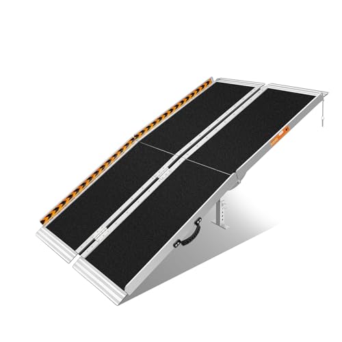 FACHNUO 5FT Folding Threshold Wheelchair Ramp