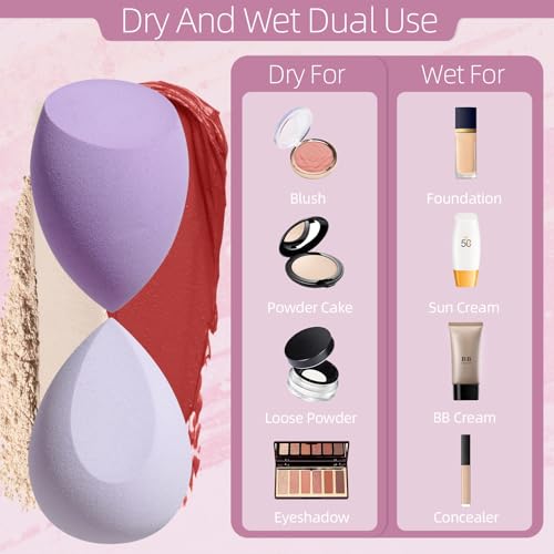 50% Off BS-MALL Travel Makeup Brush Set with Sponges