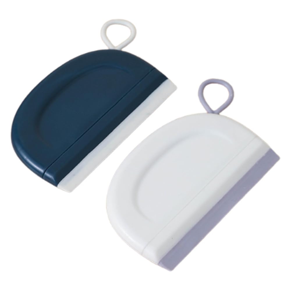 2x Shower Squeegee,small squeegee,car window squeegee,Mini Flexible Silicone Scraper for Shower Doors Windows, Glass