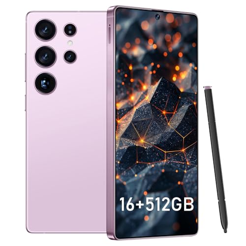 BDWJW I25 Ultra Smartphone 8+256GB, 6.99" FHD+ Display, Snapdragon 8 Gen 3, 7000mAh, 68MP+108MP Cameras, Stylus Pen, Fingerprint & Face Unlock, GPS (APink)