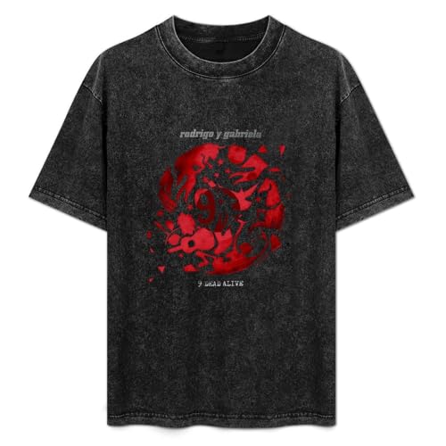 Photo de Rodrigo Y Gabriela 9 Dead Alive Men's Black T-Shirt Unisex Cotton Tee XL