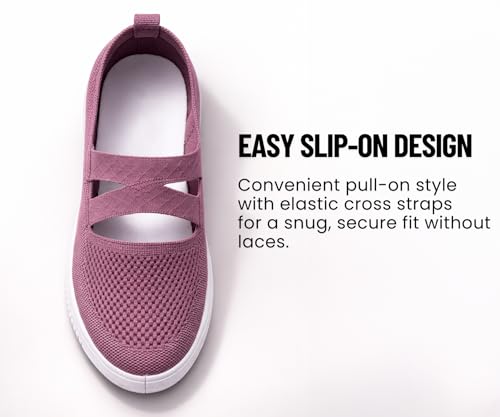 Image of Kraasa Ballet Flats Bellies for Women, Walking Flat Shoes for Woman, Lightweight Elastic Fit and Comfort, Ballerina for Ladies and Girls
