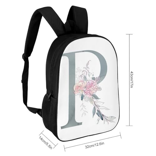 Letters with stitch Backpack Embellished Backpack with Unique Letter Design2