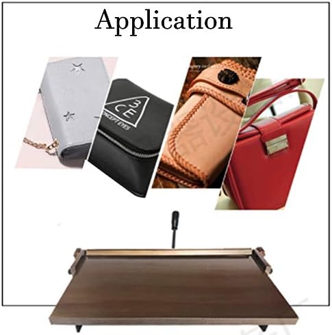 Miniatura 7 de CGOLDENWALL 12inches300mm Máquina plegable de cuero manual de acero inoxidable Linear Edge carpeta herramienta Edge-Bending Machine para carteras