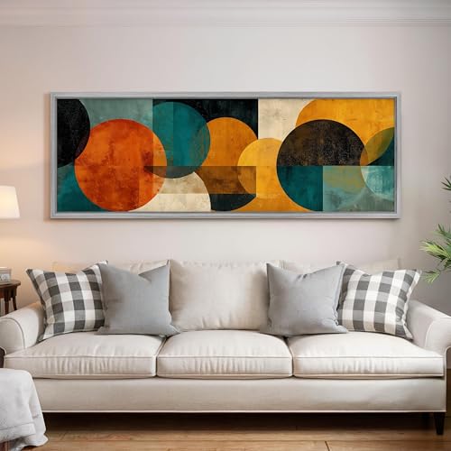 Tableau style milieu du siècle pour habiller un grand mur vide facilement