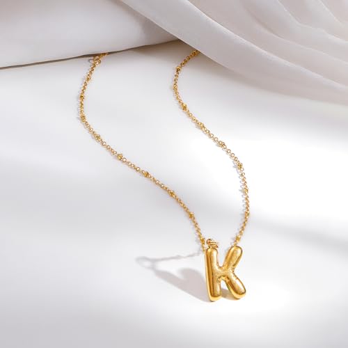 Image of Rubans Demi Fine Stainless Steel Alphabet Pendant CZ Gift for Women & Girls