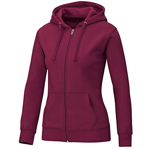 Preisvergleich Produktbild JAKO Damen Kapuzenjacke Team, bordeaux, 40