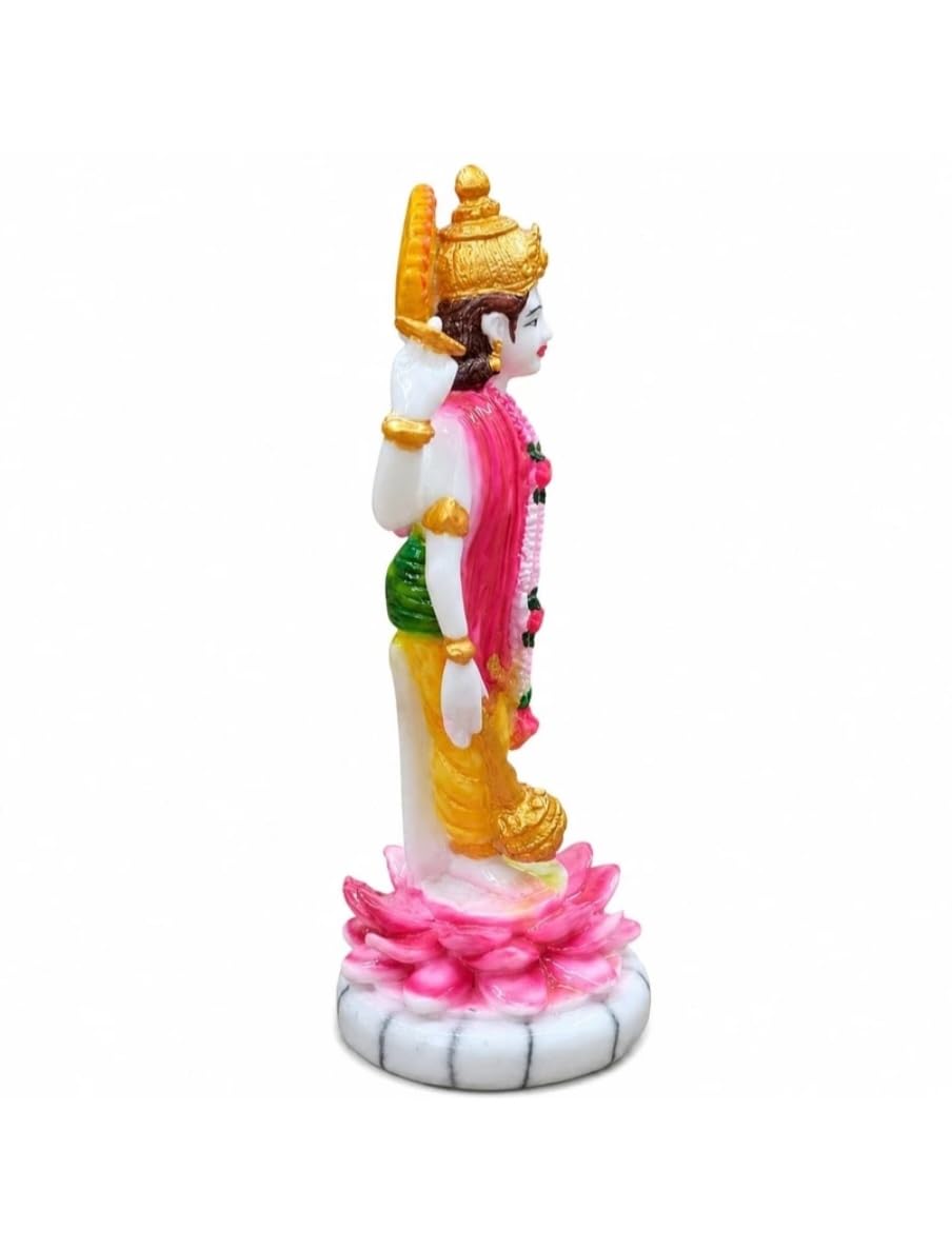 KRISHNAGALLERY1 Lord Vishnu Bhagwan Ji Murti Idol Statue for Pooja Room Home Temple Idol 10 Inch 1