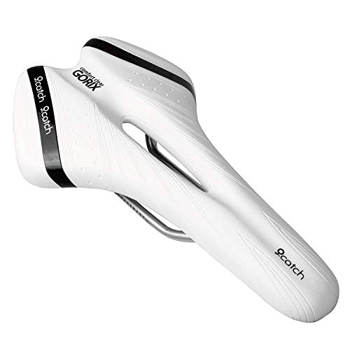 Image of GORIX Bike Saddle Seat Comfortable Cushion with Rail Mountain Road Bicycle for Men and Women (A6-1)
