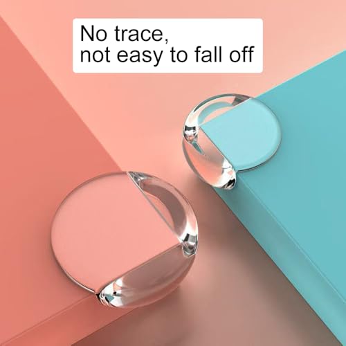 Image of Clear Corner Protectors for Baby - Soft Silicone Bumpers, Pre-Taped Adhesive Guards for Sharp Table & Furniture Edges (12 Pack)