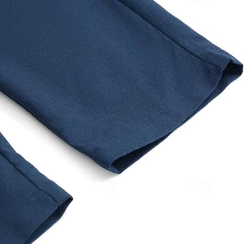 Mens Casual Pants Lightweight Linen Pants Loose Fit Summer Beach Trousers4