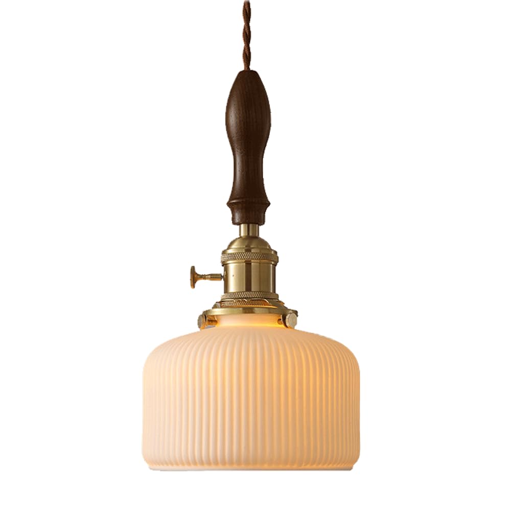 Plafonnier céramique E27 style nordique pour illuminer votre salon