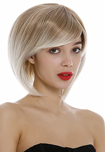 WIG ME UP - 1215-1001 Lady Wig short frayed Bob style parting medium blond with platinum highlights tips, blond mix (27T613) - Image 2