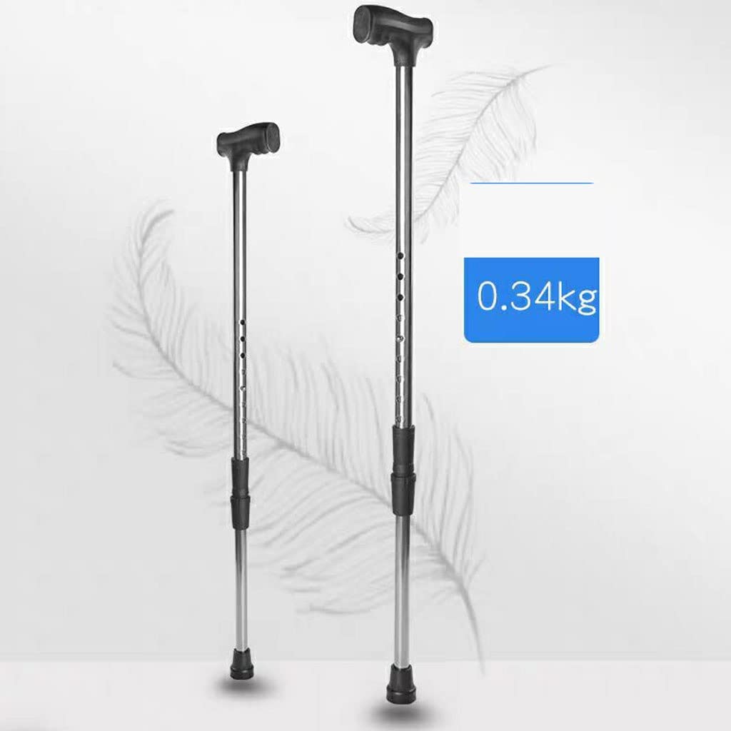 Muletas de Acero Inoxidable Muletas de extensión for Ancianos Bastones andadores