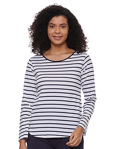 Image of A.T.U.N. (ALL THINGS UBER NICE) Womens Printed Cotton Long Sleeve Regular T-Shirt (Pack of 3)