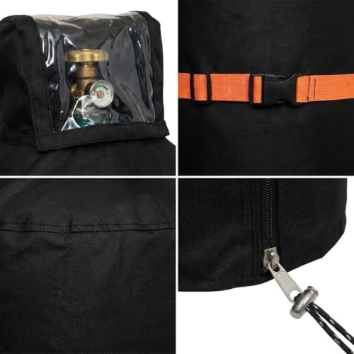 Funda de propano impermeable que evita la oxidación del cilindro 7