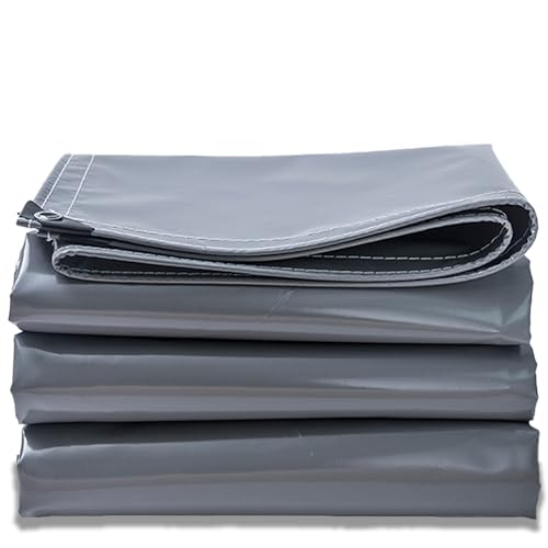 SSFMSF Lona Resistente Al Desgaste Lona Reforzada con Ojales Cubierta de Lona Multiusos EncuadernacióN de Bordes Reforzados, Adecuada para Muebles de Exterior PersonalizacióN. (1 * 1m｜400g)