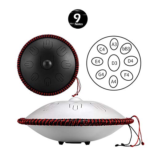 Steel Tongue Drum Kit 9 Notas 14 Pulgadas Negro miniatura 3
