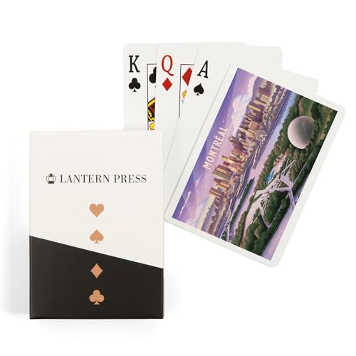 52 Cartas de Poker Serie Montreal Quebec Lithograph