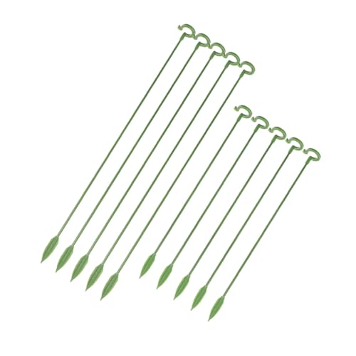 TOYZFRIENDY 20個 蝴蝶蘭専用支柱 花架支架 各 耐久性 の園芸用鉢植え支柱 曲げ可能で観葉植物や小型花の固定に ガーデニング用植物スタンド