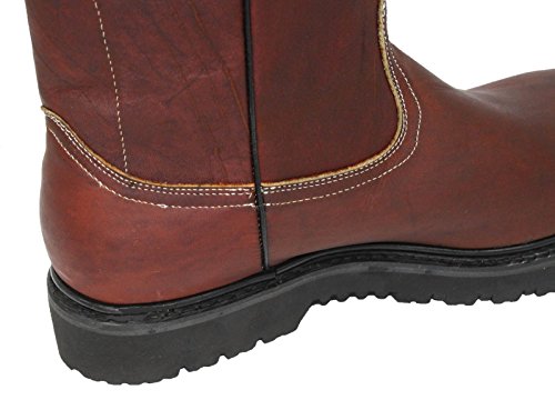 Men's Revolver Pull-On Steel-Toe Leather Boot3