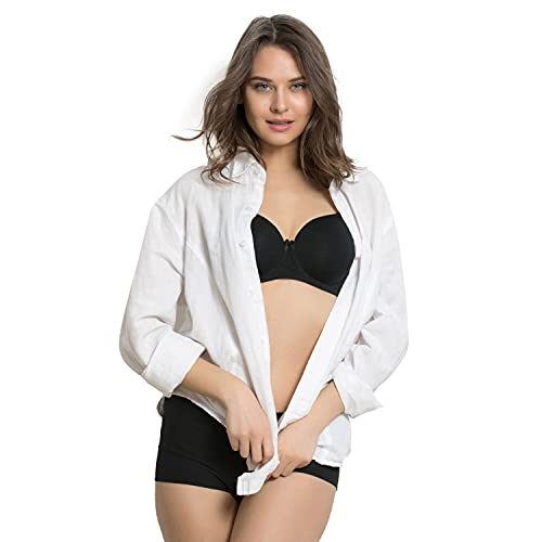 Image of Zivame Padded Wired 3 /4th Coverage T-Shirt Bra-Anthracite