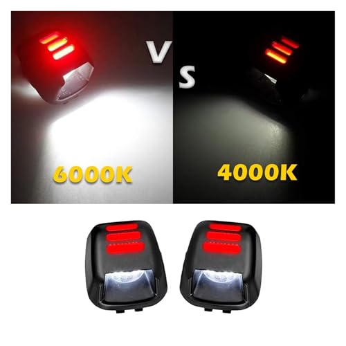 Luces matrícula LED premium para Nissan Navara D40 2005-2016 con acabado resistente 12-24V 4