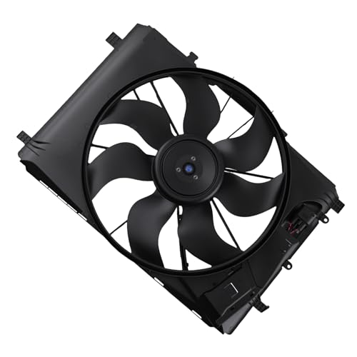 Image of maXpeedingrods Engine Cooling Fan Assembly for Mercedes CLA250 2014-2019, GLA250 2015-2020, SLK250 2012-2015, A2465000064 MB3115146 2465000064