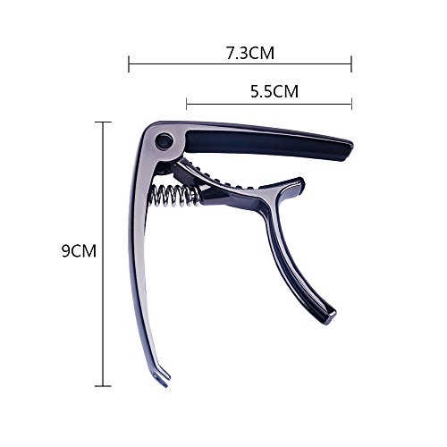 Rayzm Capotasto per Chitarra con Meccanismo Tira e...