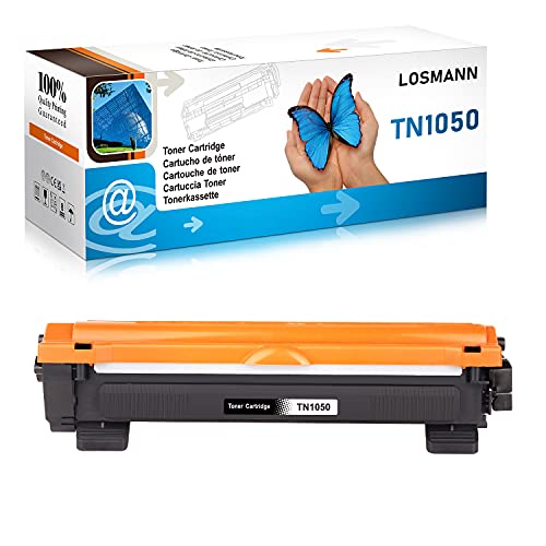 LOSMANN Compatible Toner Cartridge Replacement for Brother TN1050 TN-1050 for Brother DCP-1610W DCP-1510 HL-1210W MFC-1810 HL-1212W HL-1112 HL-1110 MFC-1910W DCP-1612W DCP-1512 (1Black)