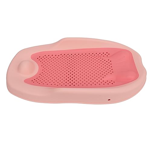 Image of Foldable Baby Bath Support with Universal Fit, Hollow Pattern Bathtub Holder for Infants, Ergonomic Design, Quick Drainage, Non Slip ()