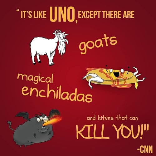Image of Tickles Explodign Kitens LLC A Card Game About Kiten and Explosions and Sometimes Goats (Ages: 7+, Players: 2-5, Time: 15 Min)
