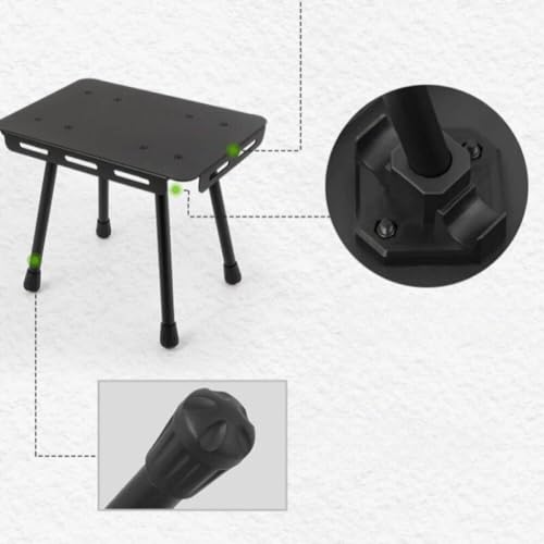 Table Pliante Extérieure Aluminium Ultra Légère et Tabouret Mazar Compact - 8