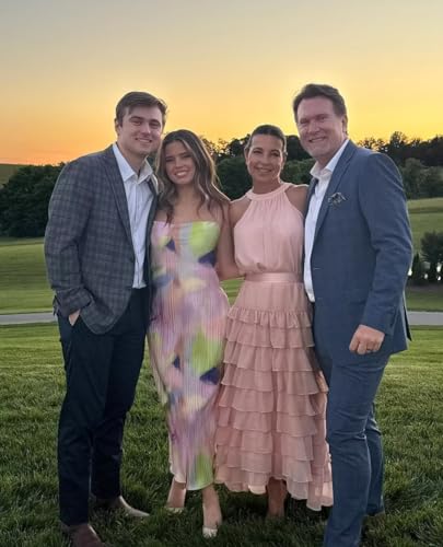 Chiffon Halter Bridesmaid Dresses for Women Tiered Prom Dress Empire Waist Prom Gowns Formal Party Dress with Ruffle ABCB1693