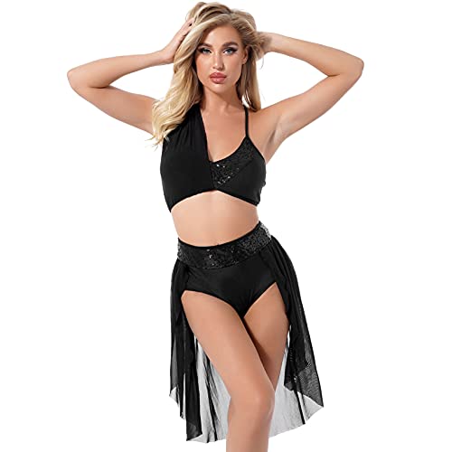 TiaoBug Ragazza Vestito da Danza Moderna di Ventre...