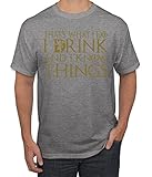 That's What I Do I Drink And I Know Things Men's T Shirt GOT Tyrion Graphic Humor Tee