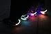 Shoe Clip Lights (2 Pack) Reflective Safety Night Running Gear for Runners Joggers Bikers Walkers, Color Changing RGB Strobe and Steady Color Flash Mode, Water Resistant and Bonus Screw Driver