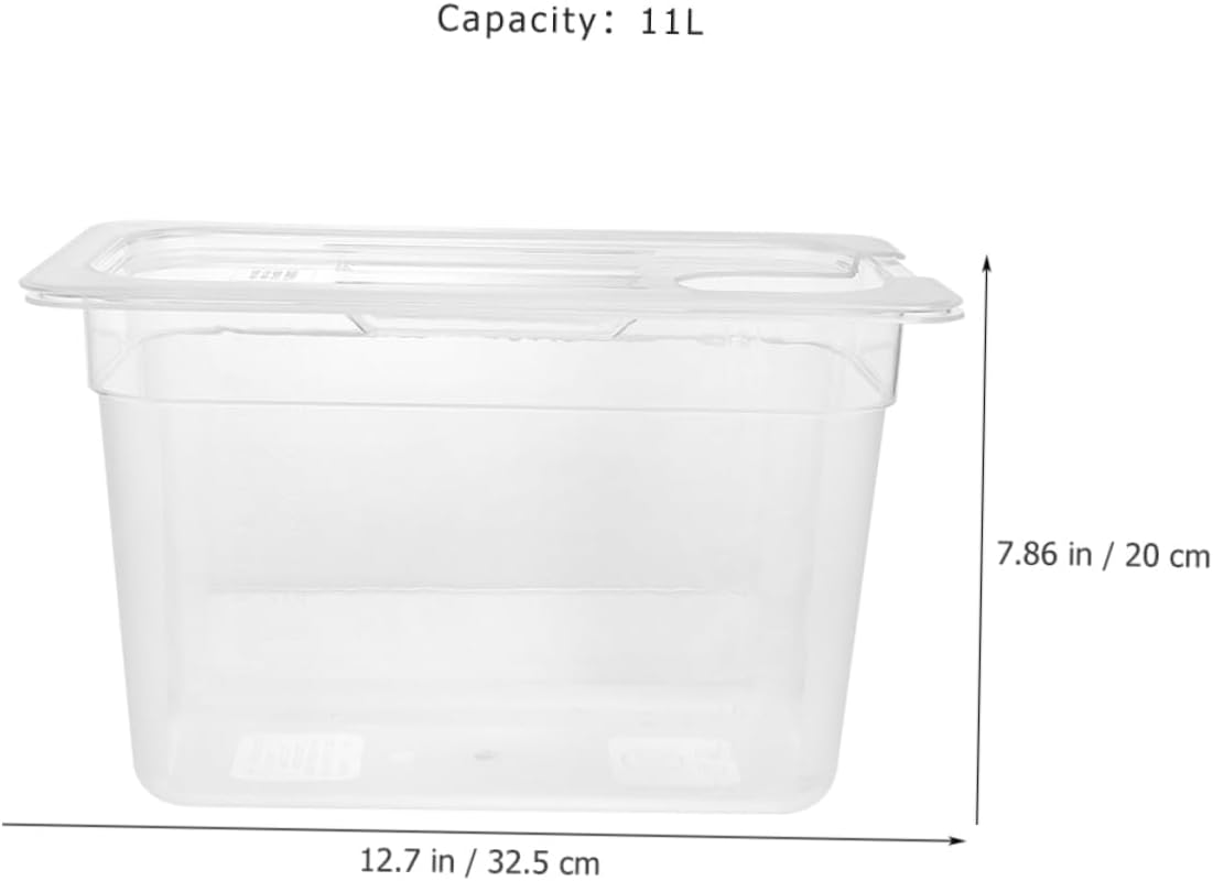 Mikinona Slow Cooking Container Storage Box for Vegetable Meat Material Portable for Outdoor Cooking Family Use