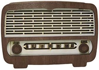 Ahşap Dekoratif Kırmızı Radyo Kumbara Ev Dekorasyonu Nostalji Radyo (Ceviz) - Görsel 2