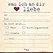 Was ich an dir liebe – Klebezettel