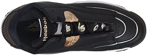 Reebok Men's The Answer DMX Basketball Shoes (us_Footwear_Size_System, Adult, Men, Numeric, Medium, Numeric_8) Black/White/Gold | Image 2