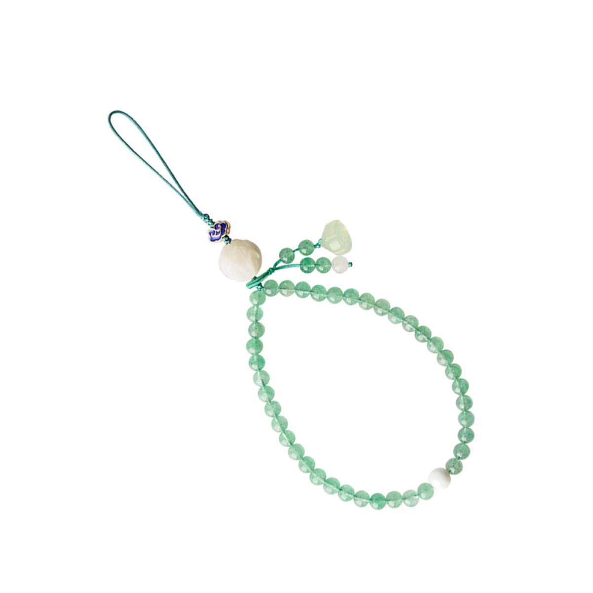Gatuida Cordoncino per Cellulare Cristallo Verde, Laccio Compatto | Cinturino da Polso Leggero, Facile da Attaccare e Staccare, per Tablet e Camera, Idea Regalo Compleanno