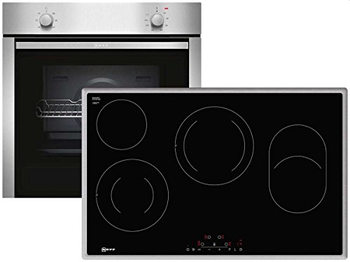 Preisvergleich Produktbild Neff XB18 Backofenset Backrohr BCA1502 + Glaskeramik Kochstelle TBD1836N Küche