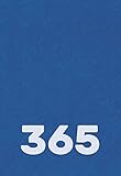 365: petit format a6 - carnet de notes vide avec 365 pages numérotés de 01 à 365